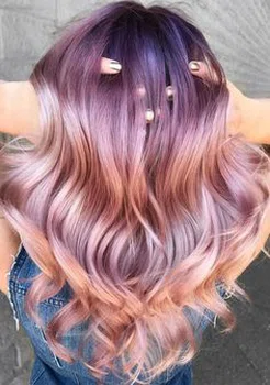 Fioletowa koloryzacja włosów