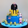 Torcik z minionkami
