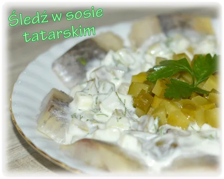 Śledź w sosie tatarskim