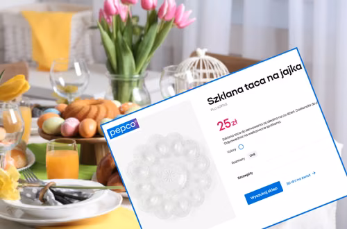 Ta szklana tacka na jajka z Pepco za 25 zł podbije Wielkanocny stół! Klimat jak u Babci,  ale w nowoczesnym wydaniu