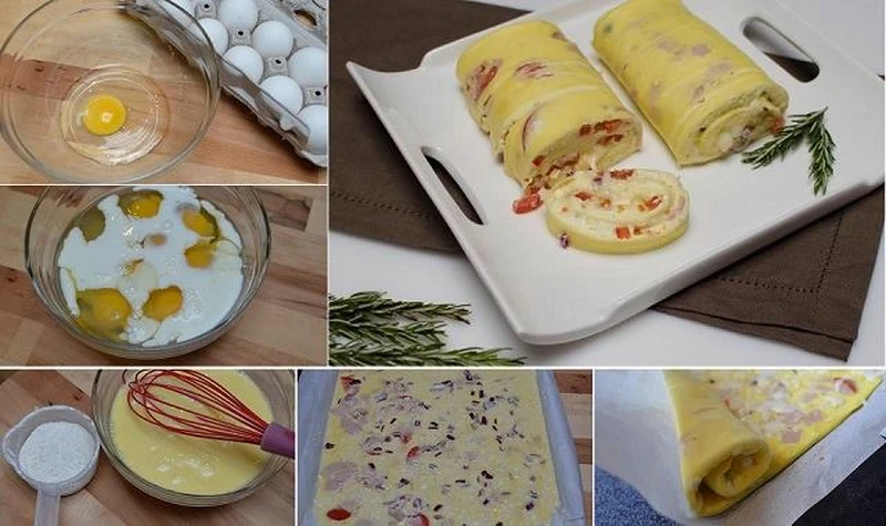 Zrolowany omlet