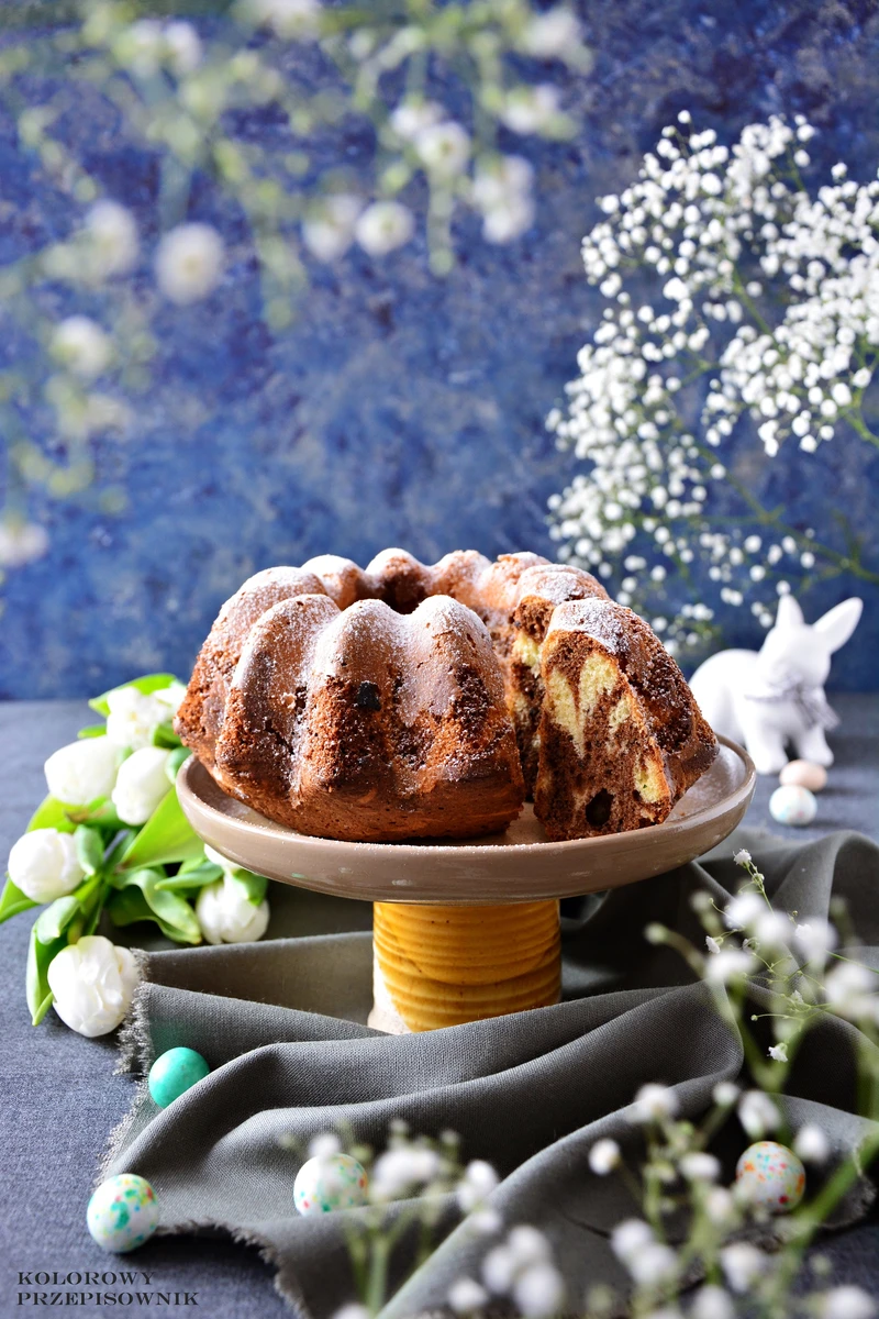 Wielkanocna babka marmurkowa (majonezowa)