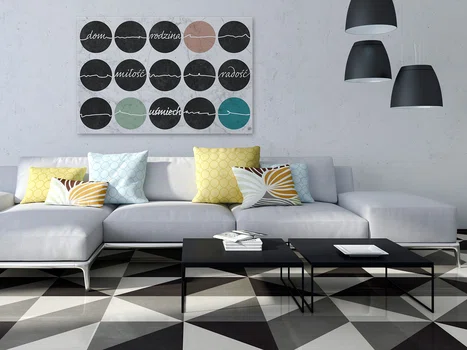 Życiowe kredo - nowoczesny obraz na płótnie