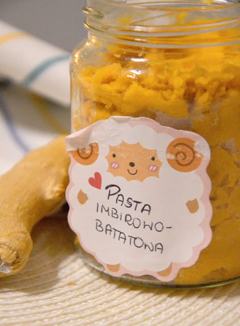 WEGAŃSKA PASTA IMBIROWO-BATATOWA