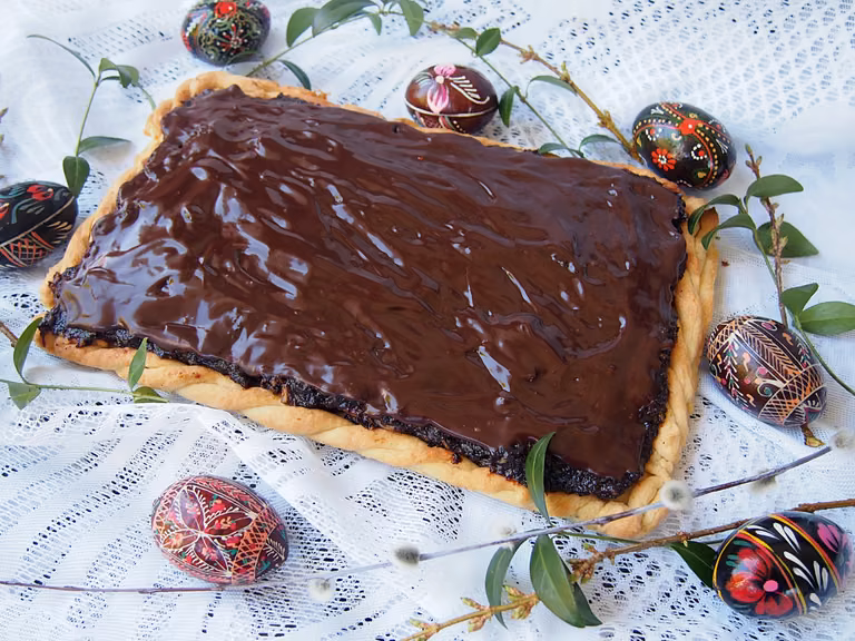 Mazurek śliwka w czekoladzie