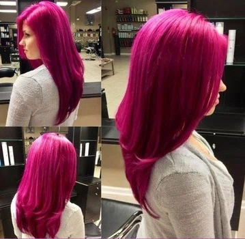 Boskie fioletowe włosy!