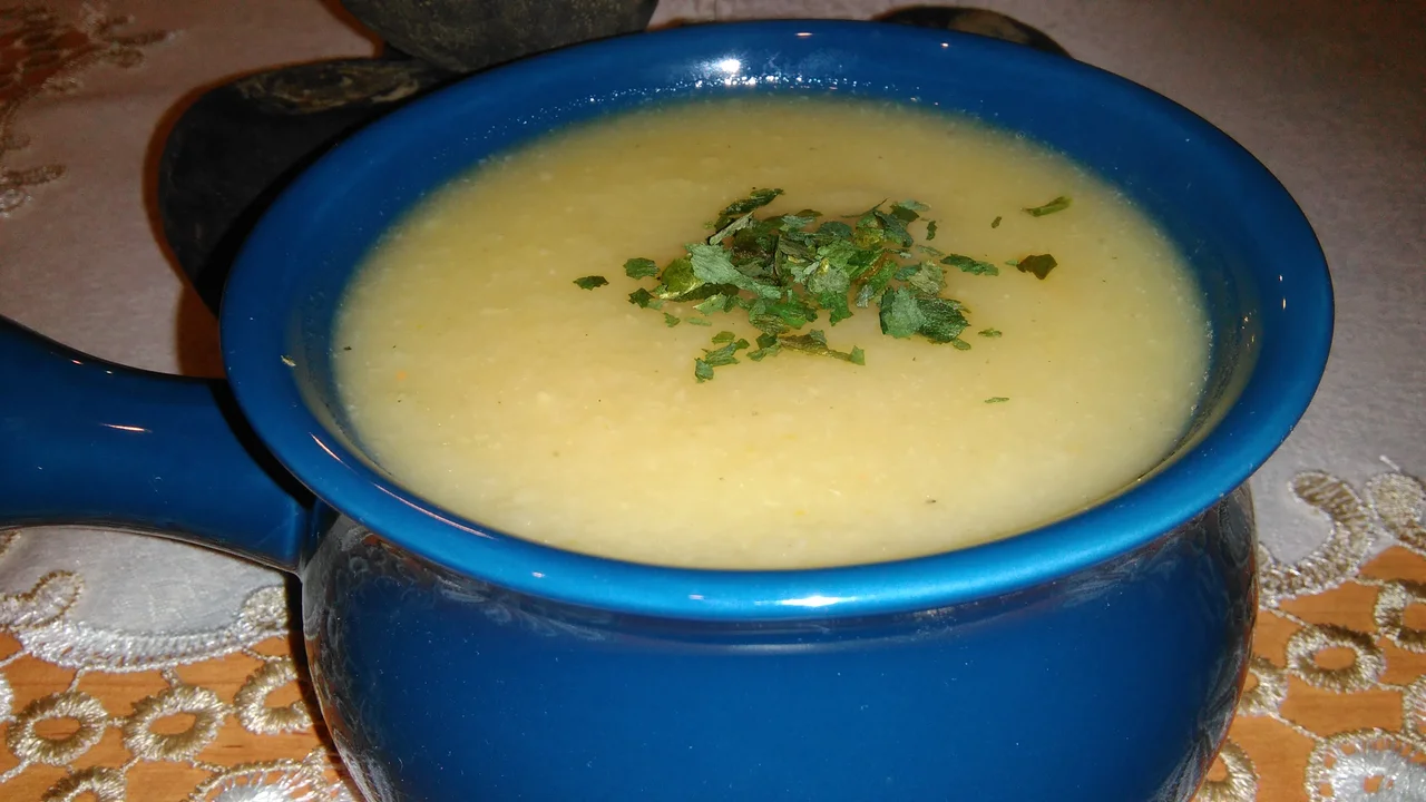 Zupa krem z czarnej rzepy