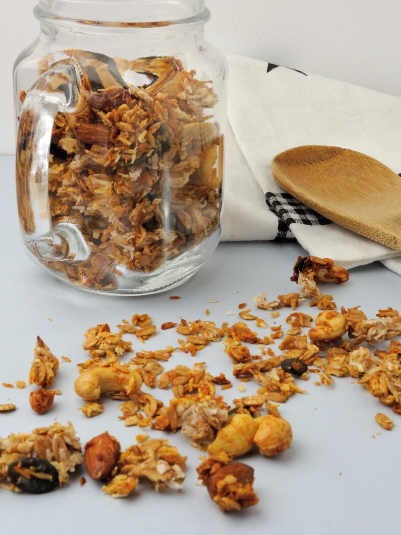 Granola z Orzechami i Nasionami