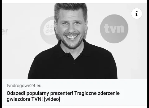 Znany prezenter padł ofiarą szokującego fake newsa! Internet obiegła wiadomość o jego śmierci!