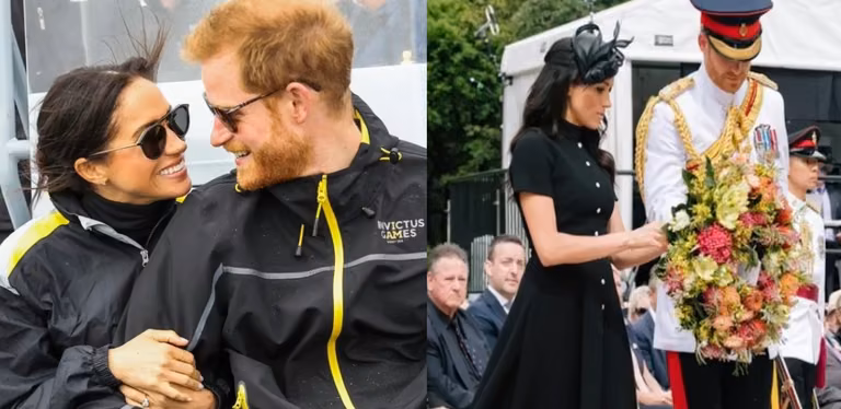 Zrobiło się gorąco! Samolot pary książęcej Sussex bliski katastrofy!