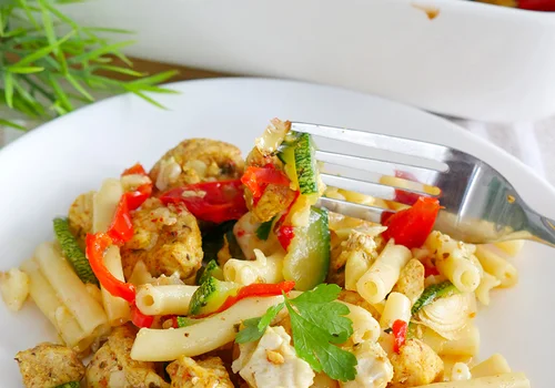 Zapiekanka z kurczakiem i cukinią