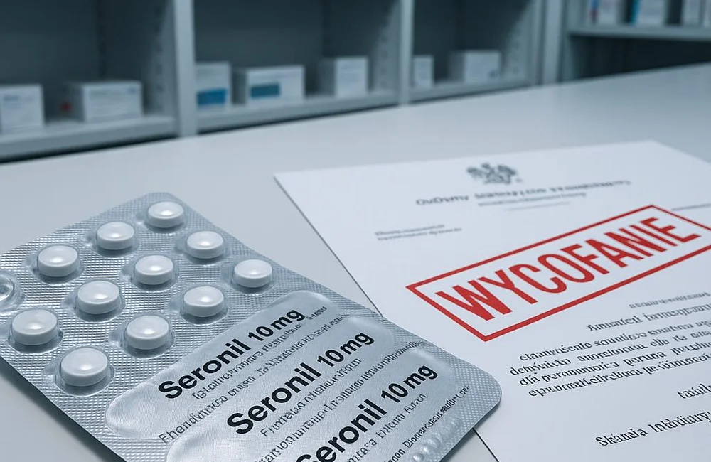 GIF natychmiast wycofuje Seronil 10 mg z aptek – sprawdź, czy masz skażoną serię!