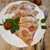 Omlet z truskawkami