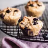 Muffiny z ricottą i borówkami