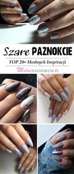 Szare Paznokcie w Nowym Wydaniu – TOP 20+ Modnych Inspiracji na Ten Sezon!