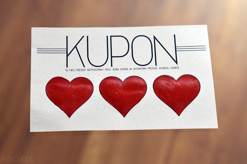 Prezent na DZIEŃ CHŁOPAKA Kupon Zdrapka