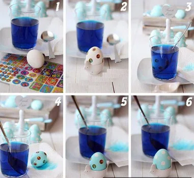 Pomysł na farbowanie jaj