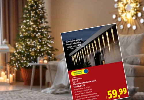Te lampki sople z Lidla za 60 zł zrobią furorę w Święta! Odporne na każdą pogodę, z timerem, a efekt migotania zrobi bajeczny klimat
