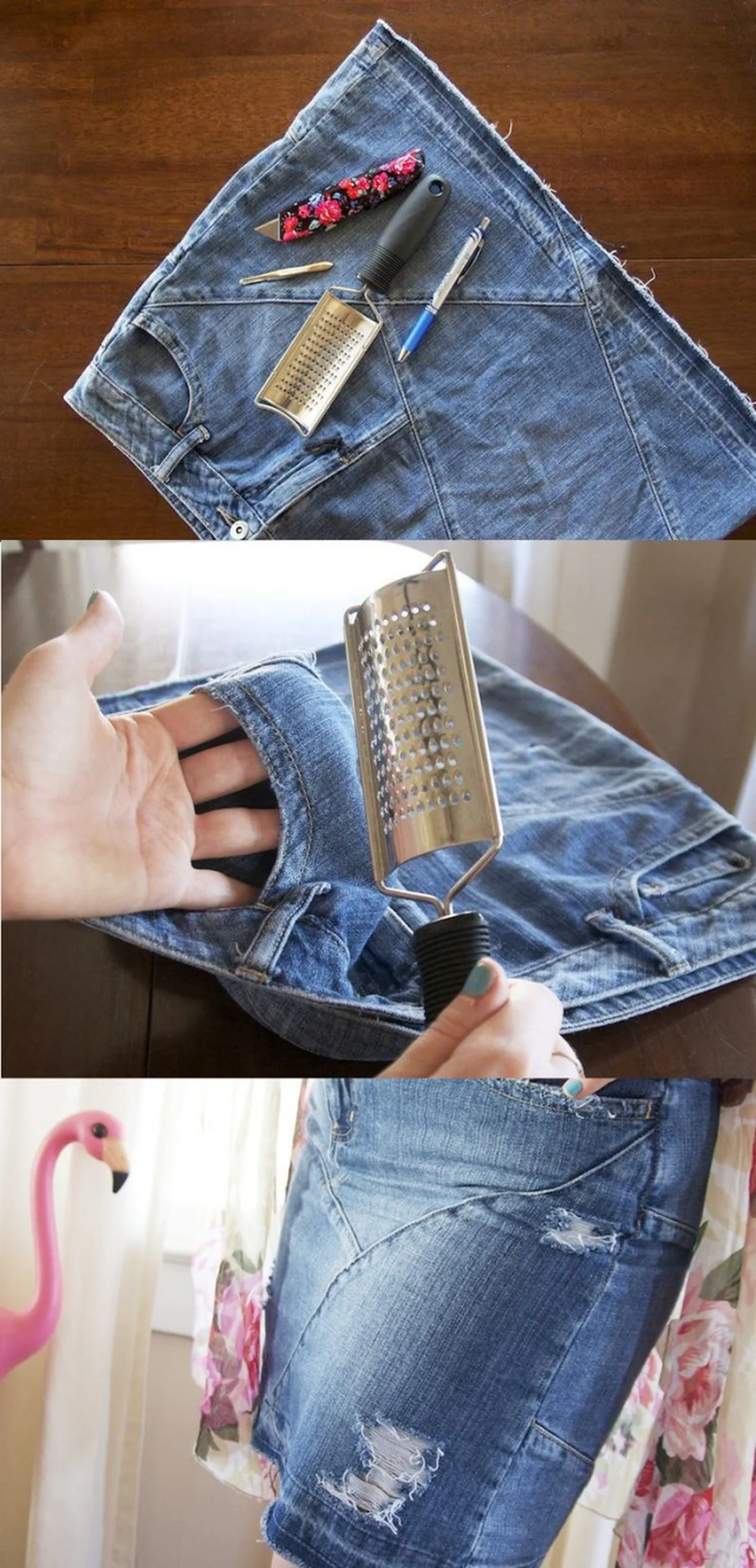 Prosty sposób na przetarte jeansy