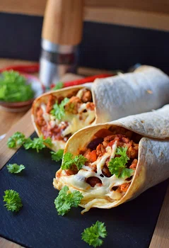 Klasyczne meksykańskie burrito