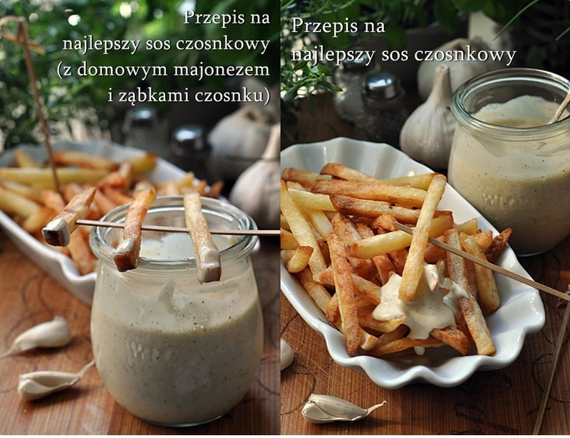Przepis na najlepszy sos czosnkowy.