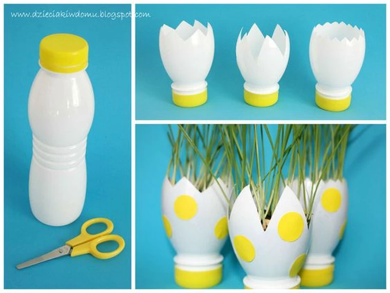 DIY- wielkanocne doniczki