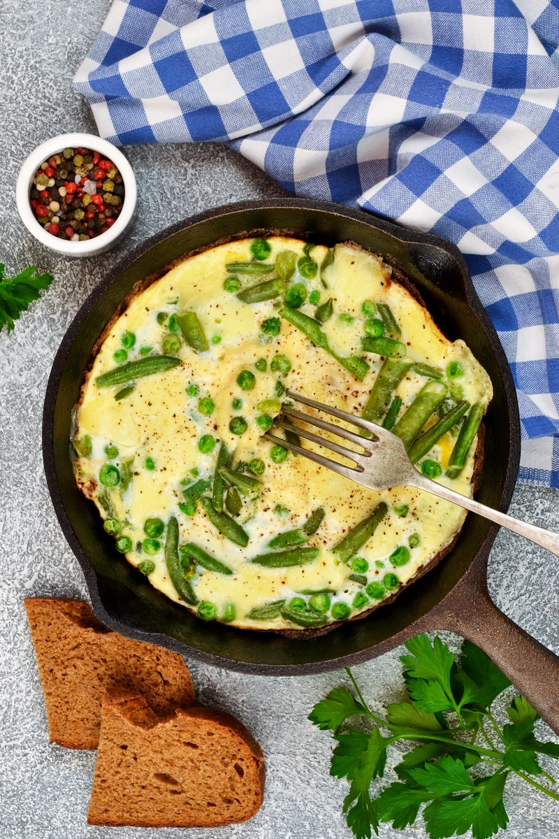 Frittata ze szparagami