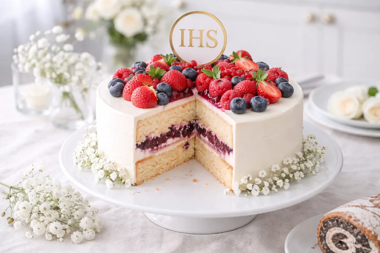 Tort na komunię – ten zestaw smaków jest idealny: nie za słodki i nie za kwaśny!