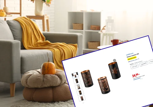 Ten szklany lampion LED z Lidla za 25 zł to hit jesieni! Zero kabli, a ażurowe wzory robią magiczny efekt