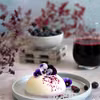 Panna Cotta waniliowa z dodatkiem liofilizowanej jagody kamczackiej