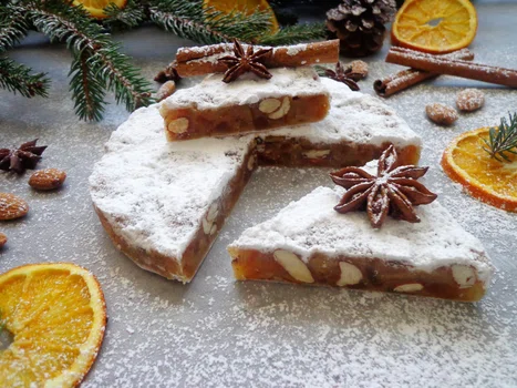 Panforte - świąteczne ciasto z Sieny