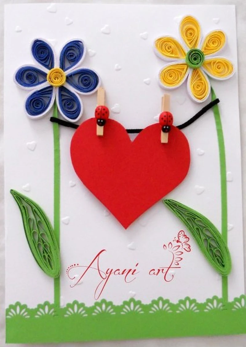 Kartka na Walentynki DIY