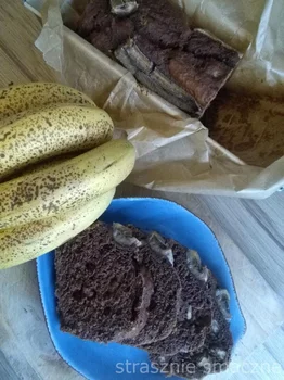 Chlebek bananowy z kakao