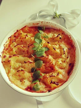 Indyk pod ziemniaczanym puree