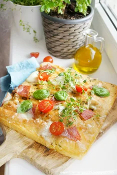 Focaccia alla pizza