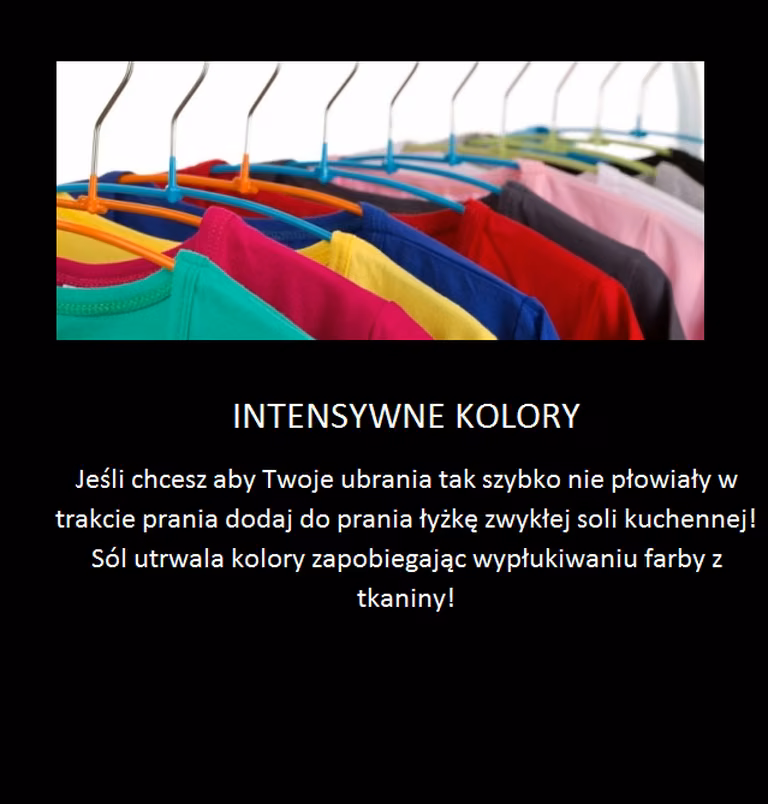 Prosty trik na zachowanie intensywnych kolorów ubrań!