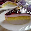 Torcik jogurtowo-jagodowy