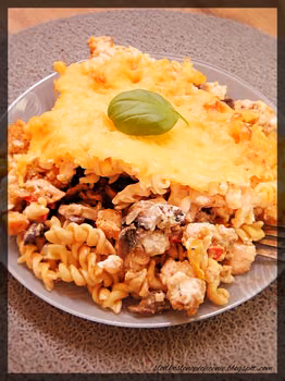 Kebabowa zapiekanka makaronowa