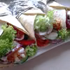 Tortilla z kurczakiem i warzywami