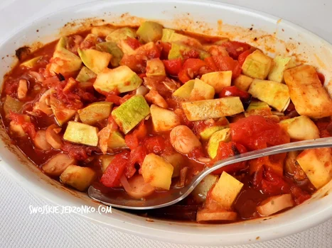 Leczo pieczone w piekarniku - lekkie i zdrowe
