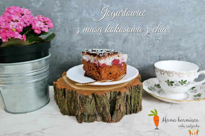 Jogurtowiec z masą kokosową z chia