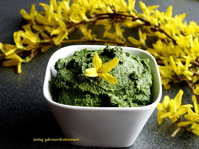 Pesto ze szpinaki i awokado