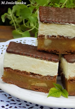 jabłecznik z mascarpone (bez pieczenia)