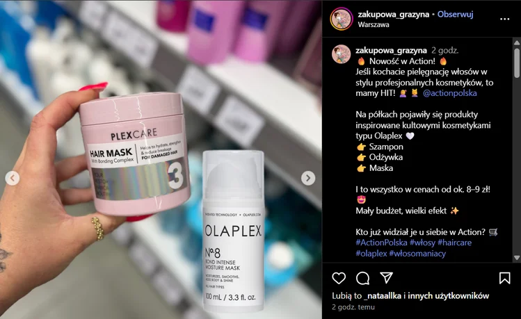 Zdjęcie Zamiennik Olaplex za niecałe 9 zł? Hit z Action, który pokochały włosomaniaczki! #3