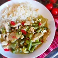 Zielone curry z kurczakiem