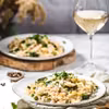 Risotto z porem i cukinią