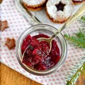 Dżem żurawinowy z goździkami i skórką pomarańczy bez cukru