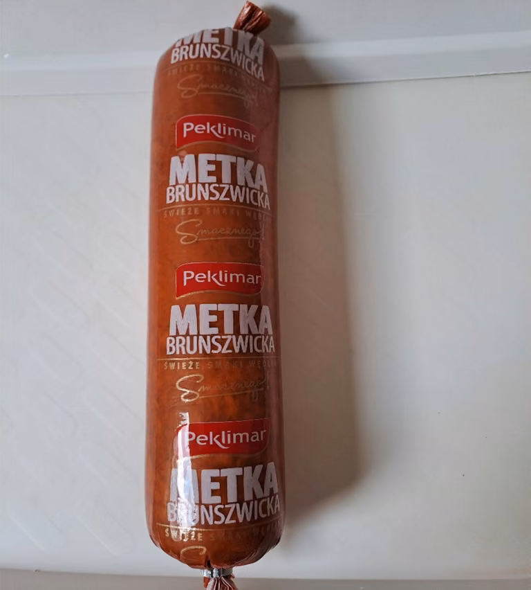 Ostrzeżenie: Listeria monocytogenes wykryta w metce brunszwickiej — partia 1R808070707