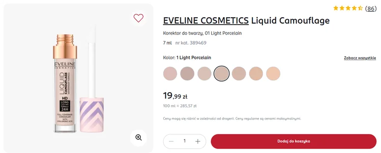Zdjęcie Ten korektor z Rossmanna za 19,99 zł to ulubieniec w kosmetyczkach Polek! Cienie pod oczami i przebarwienia nie mają szans #1