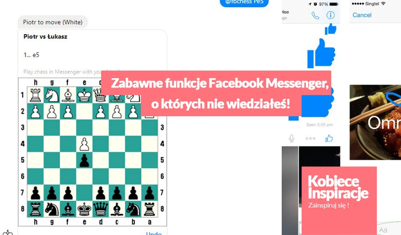 Zabawne funkcje Facebook Messenger, o których nie wiedziałeś!